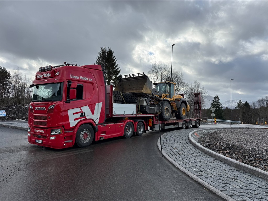 Fast rute — Einar Valde-bil